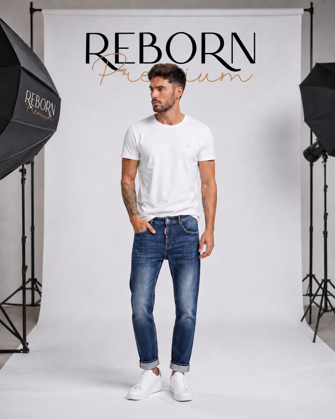 Dark Blue Premium Denim Pants