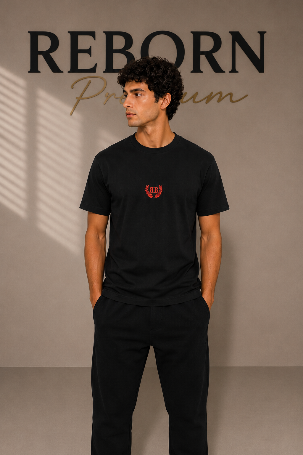 Premium Black BB Logo Tee